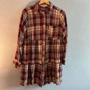 Loft Plaid Dress